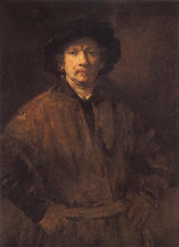 REMBRANDT Harmenszoon van Rijn The Large Self-Portrait France oil painting art